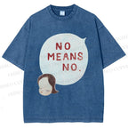 Unisex Yoshitomo Nara Printed Washed Tee