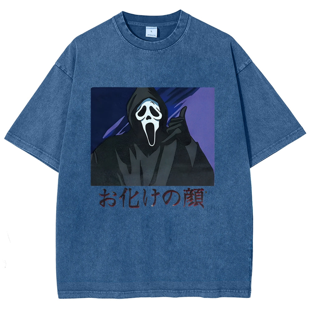 Ghost Face Japanese Washed T-Shirt