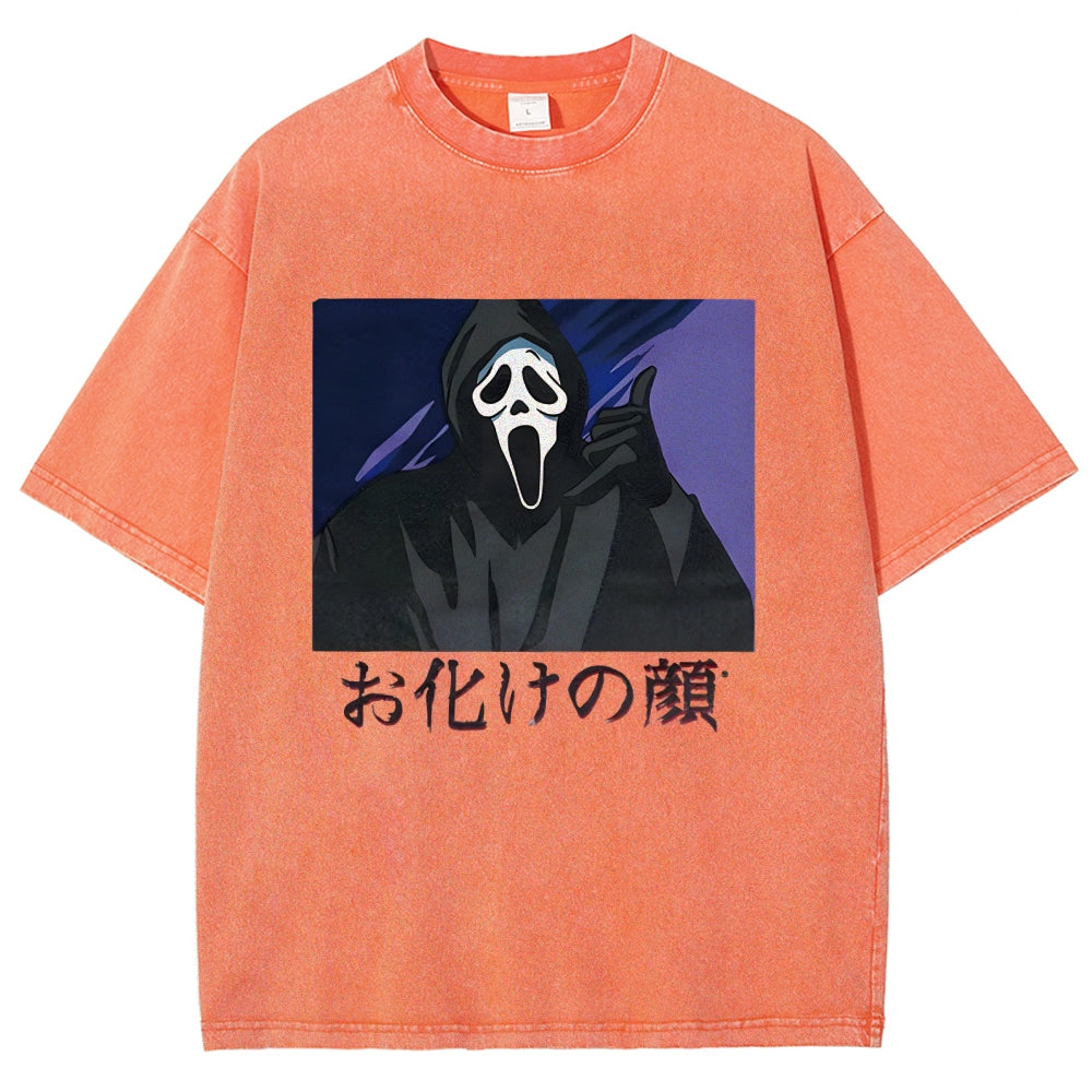 Ghost Face Japanese Washed T-Shirt