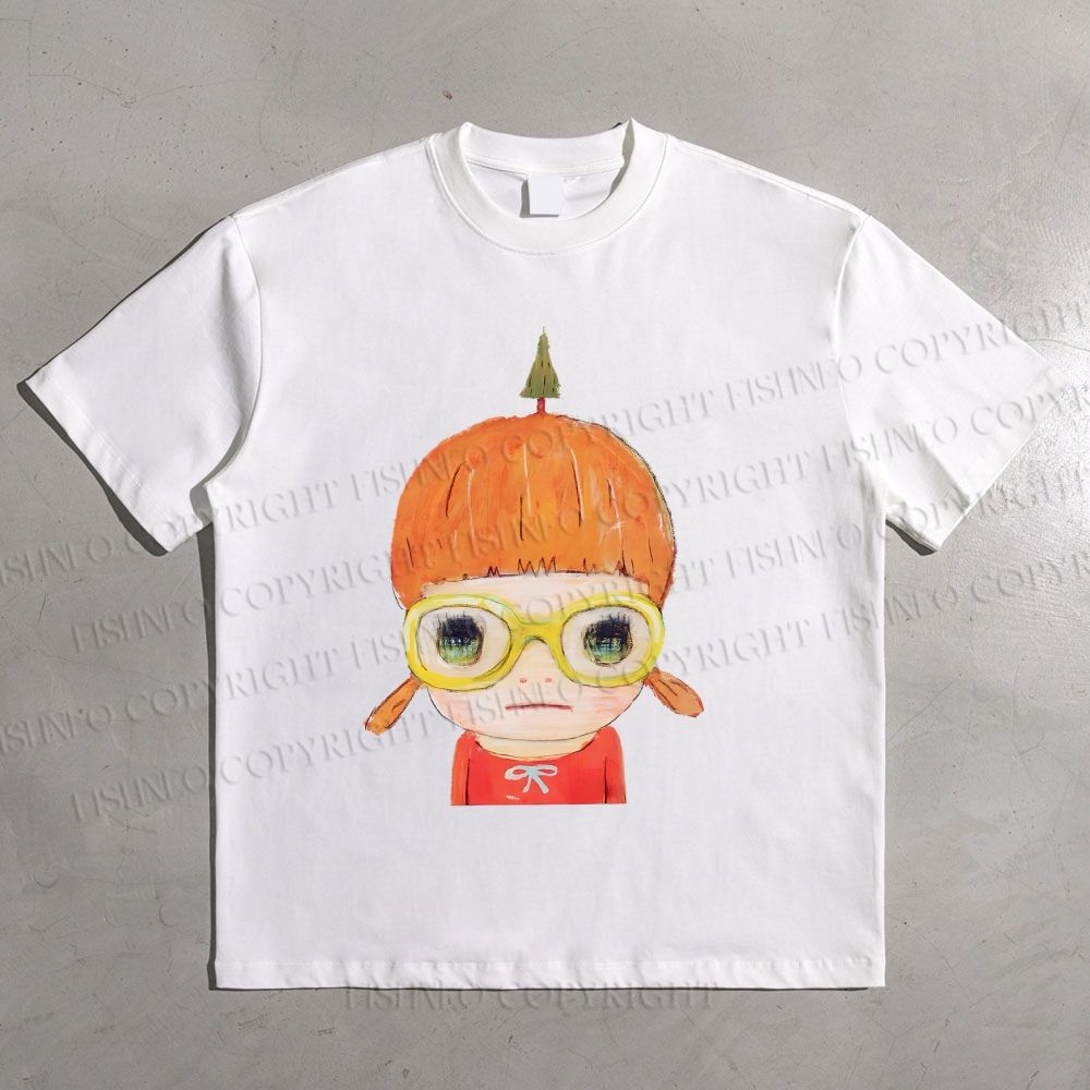 Yoshitomo Nara Printed Cotton T-shirt