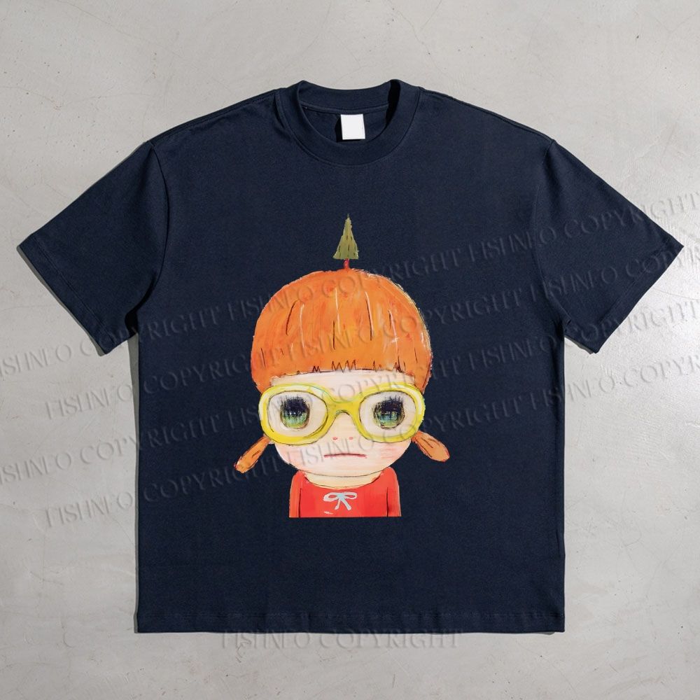 Yoshitomo Nara Printed Cotton T-shirt