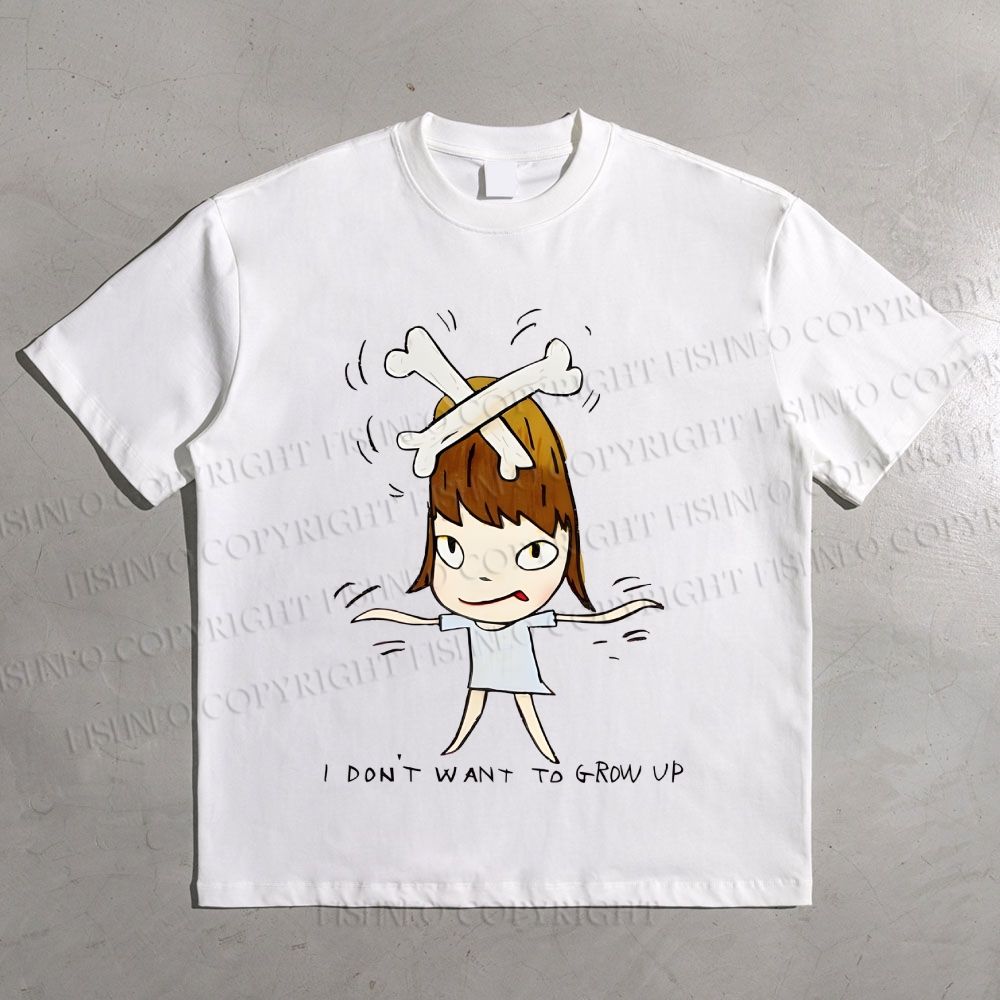 Yoshitomo Nara Printed Cotton T-shirt