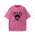 Unisex Inosuke Printed Washed Tee