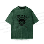 Unisex Inosuke Printed Washed Tee