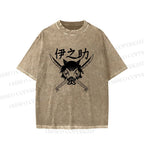 Unisex Inosuke Printed Washed Tee