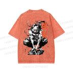 Unisex Inosuke Printed Washed Tee