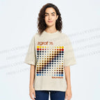 Unisex Bauhaus Design Printed Washed Tee