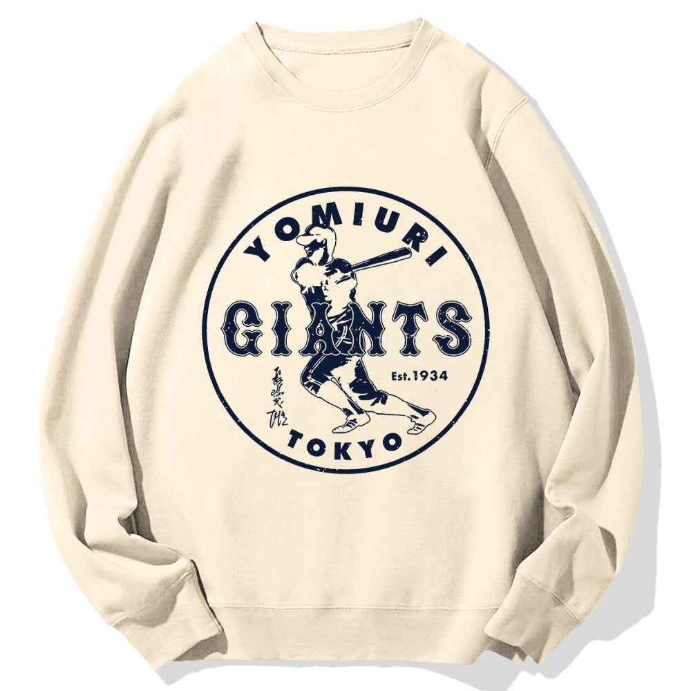 Yomiuri Giants Baseball Cotton Sweatshirt