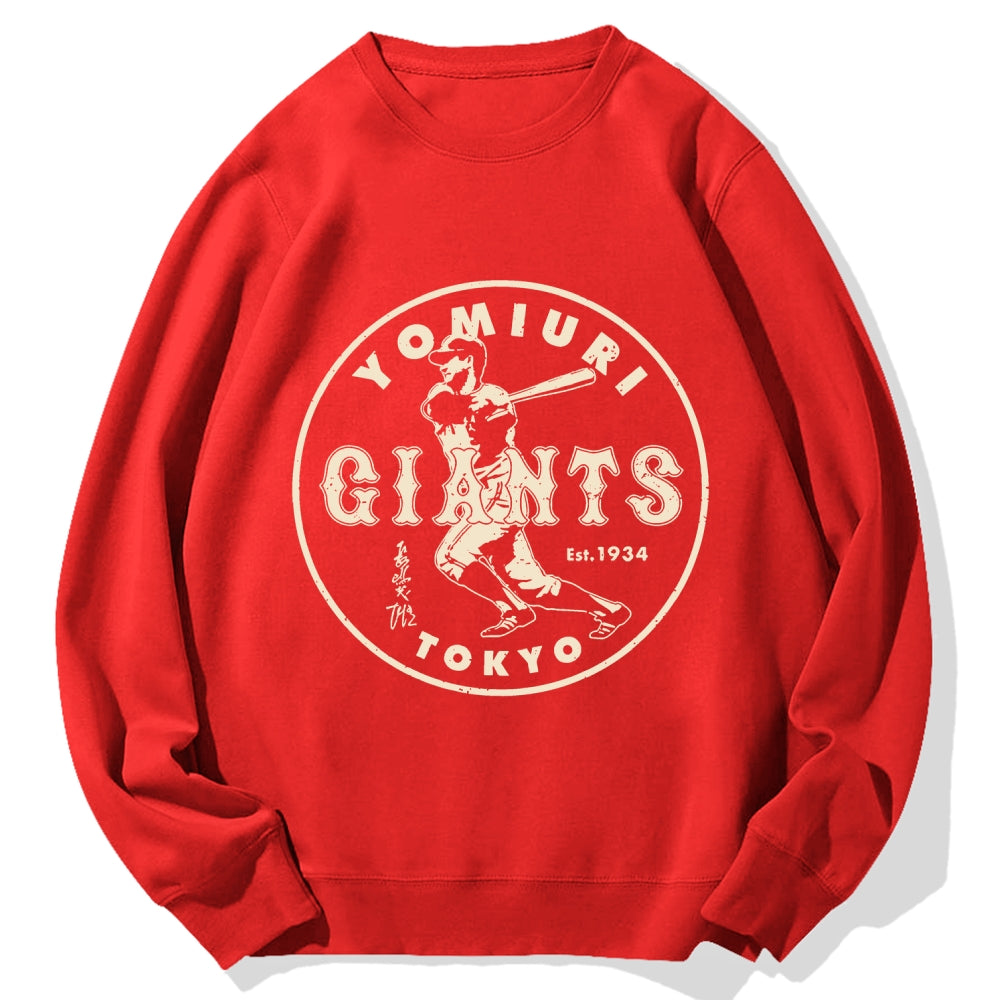 Yomiuri Giants Baseball Cotton Sweatshirt