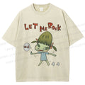 Unisex Yoshitomo Nara Printed Washed Tee