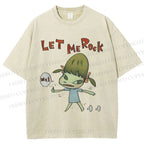 Unisex Yoshitomo Nara Printed Washed Tee