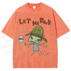 Unisex Yoshitomo Nara Printed Washed Tee