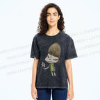 Unisex Yoshitomo Nara Printed Washed Tee