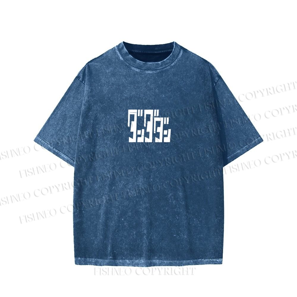 Unisex Japanese Seiko Anime Girl Printed Washed Tee