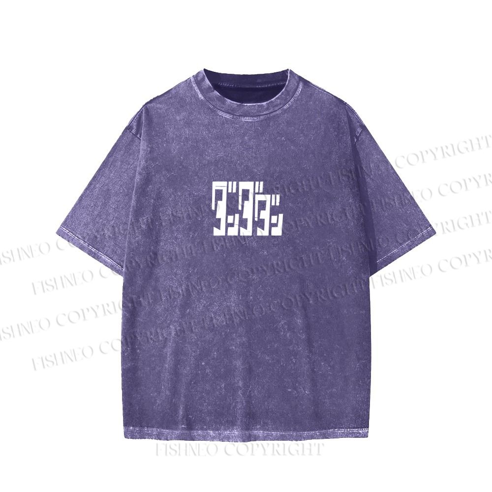 Unisex Japanese Seiko Anime Girl Printed Washed Tee