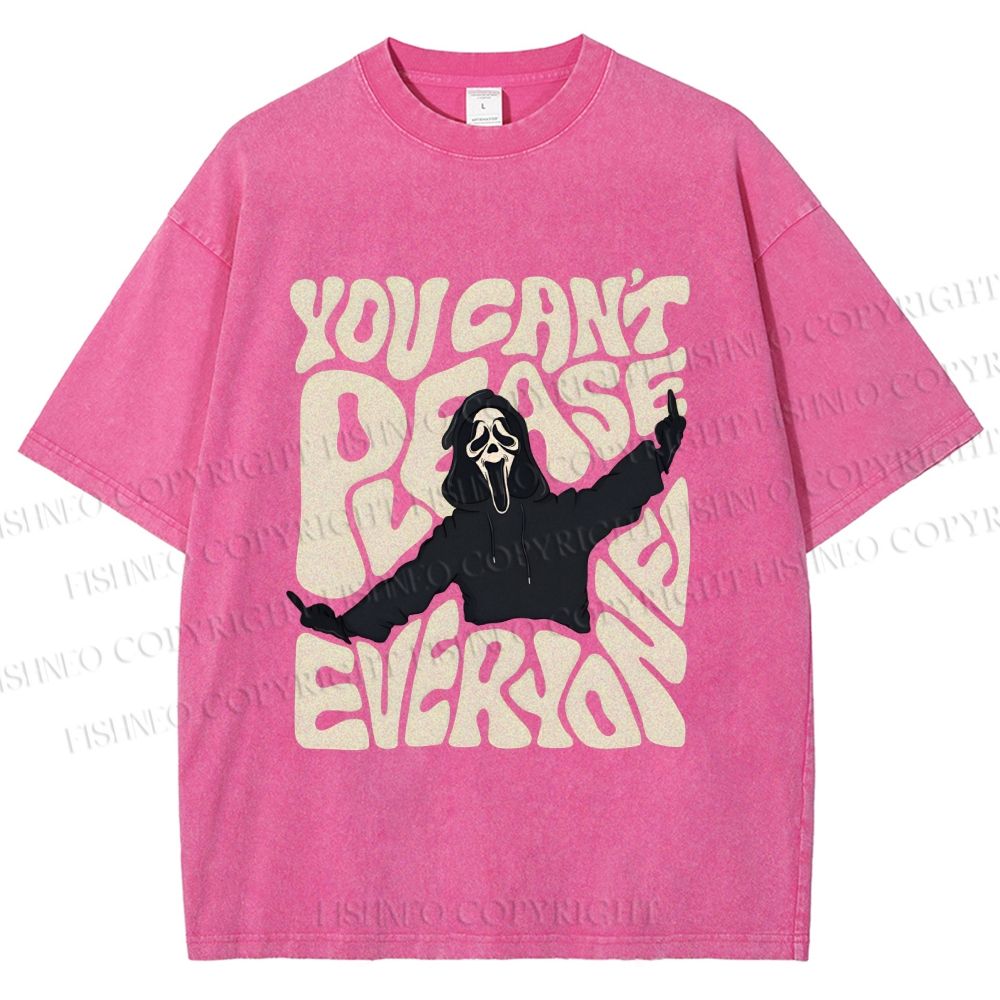 Unisex You Can't Please Everyone Printed Washed Tee