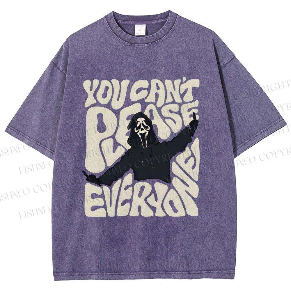 Unisex You Can't Please Everyone Printed Washed Tee