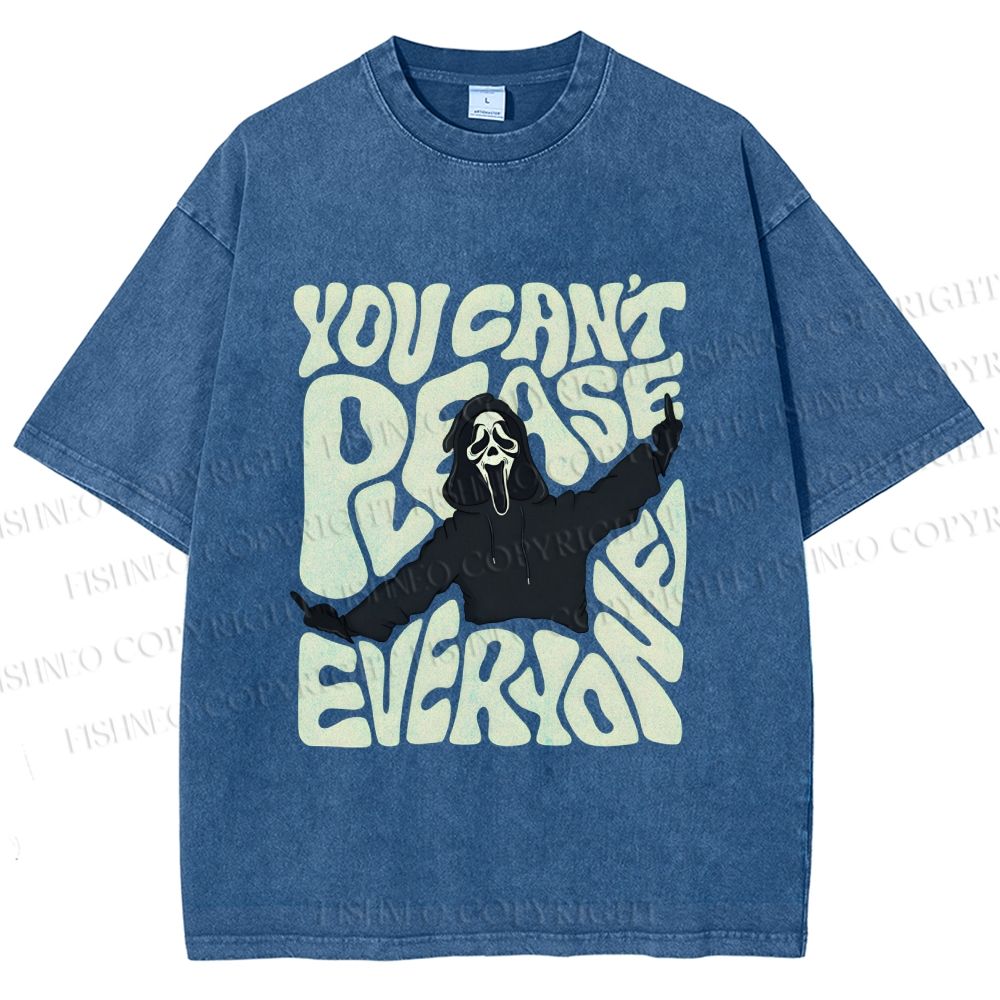 Unisex You Can't Please Everyone Printed Washed Tee