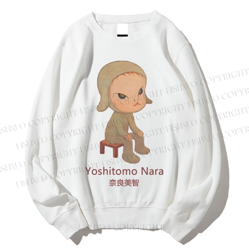 Unisex Yoshitomo Nara Printed Sweatshirt