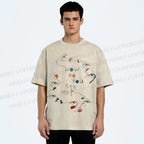 Unisex How Do You See Me Art Eyes Printed Washed Tee