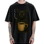 Tired Cat Vintage Washed T-shirt