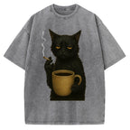 Tired Cat Vintage Washed T-shirt