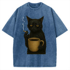 Tired Cat Vintage Washed T-shirt