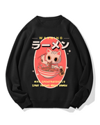 Ramen Cat Cotton Sweatshirt