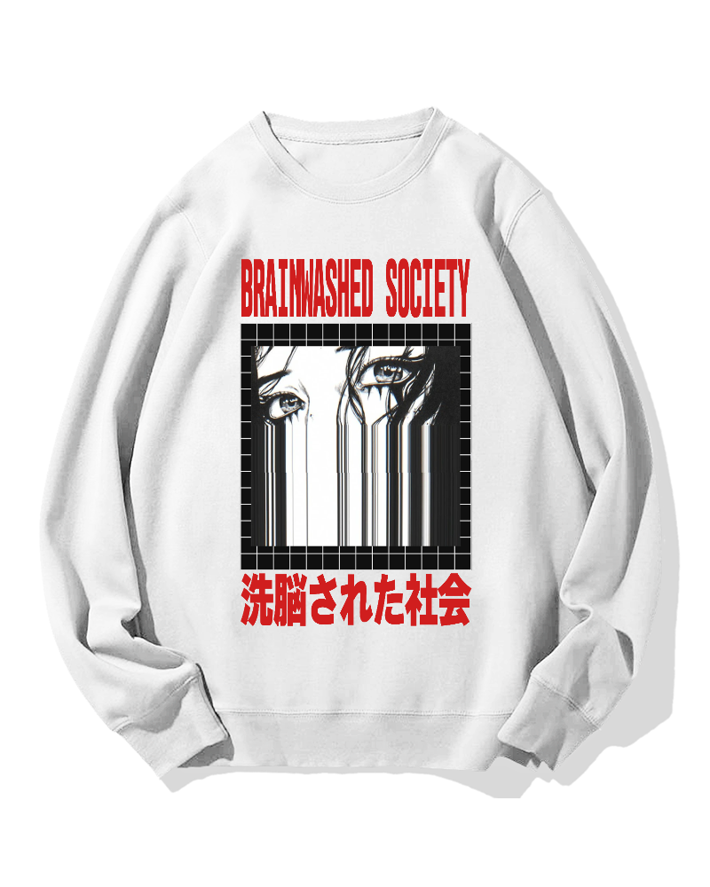 Brainwashed Society Cotton Sweatshirt