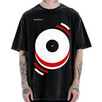 Unisex Musical Happiness Printed Washed T-shirt
