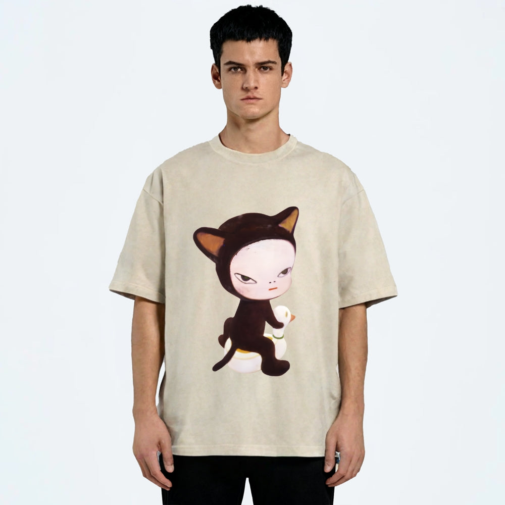 Yoshitomo Nara Washed T-Shirt