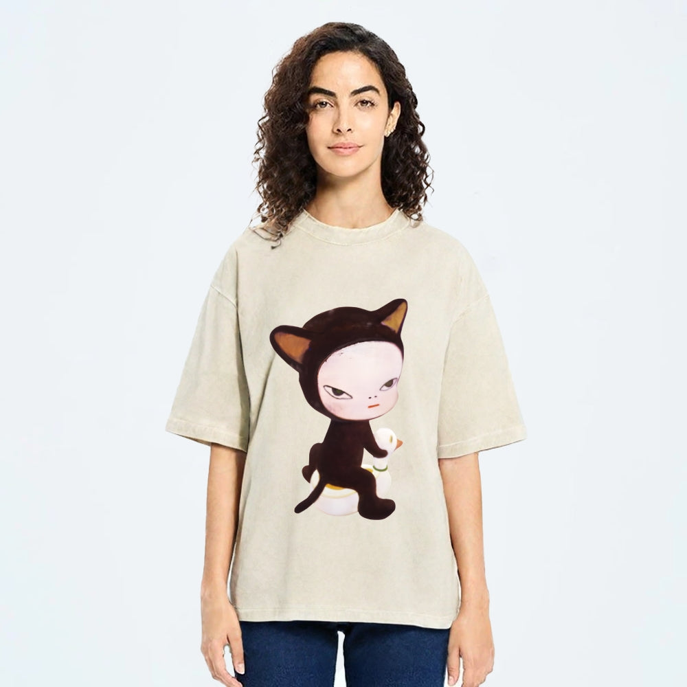 Yoshitomo Nara Washed T-Shirt