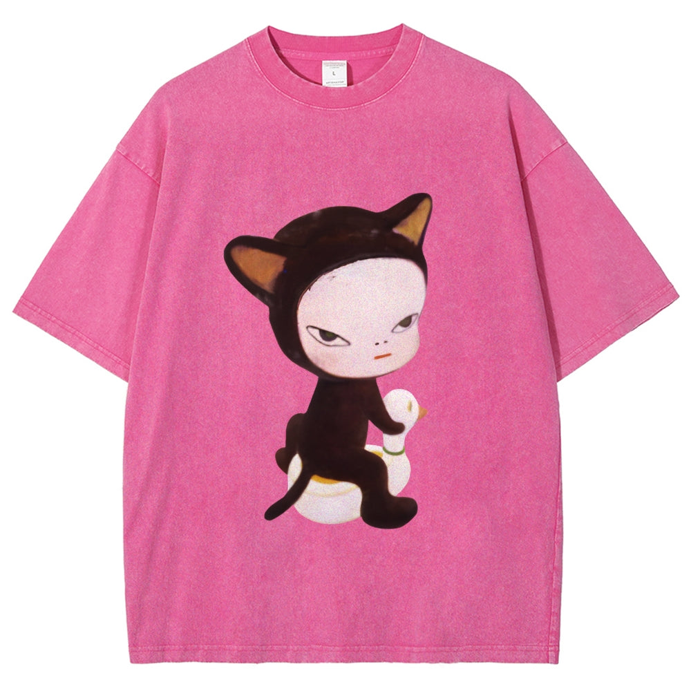 Yoshitomo Nara Washed T-Shirt