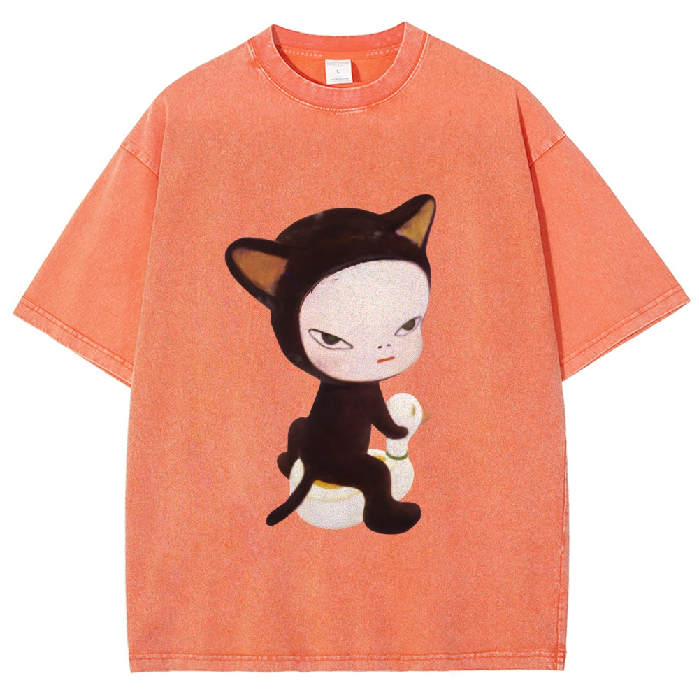 Yoshitomo Nara Washed T-Shirt