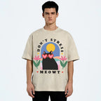 Don't Stress Cat  Washed T-Shirt