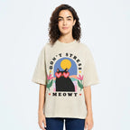 Don't Stress Cat  Washed T-Shirt