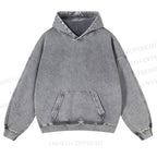 Casual Yoshitomo Nara Printed Washed Hoodie