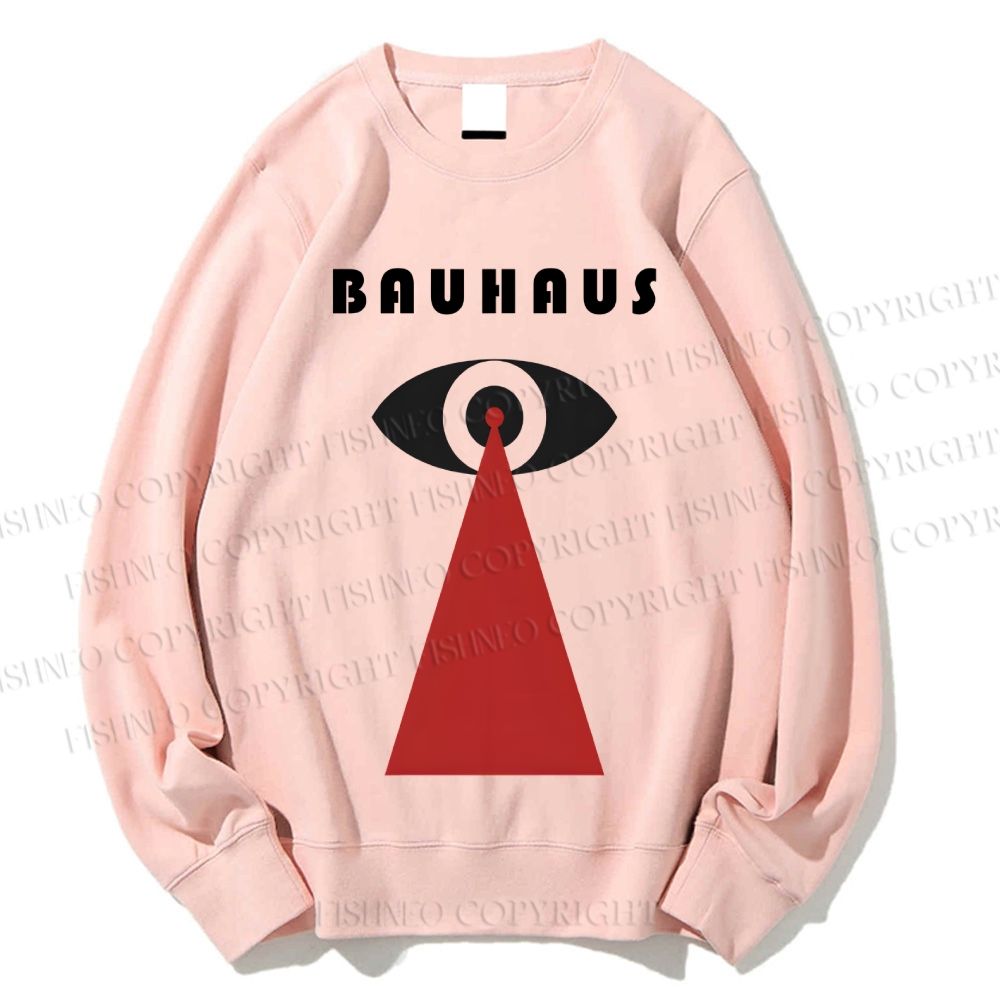 Unisex Bauhaus Art Geometric Eyes Printed Sweatshirt