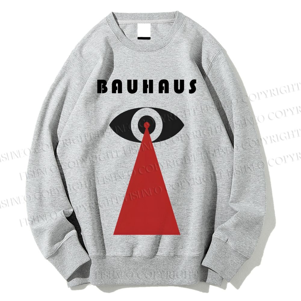 Unisex Bauhaus Art Geometric Eyes Printed Sweatshirt
