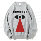 Unisex Bauhaus Art Geometric Eyes Printed Sweatshirt