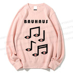 Unisex Bauhaus Musical Note Eyes Printed Sweatshirt