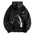 Fish Vintage Washed Cotton Back Art Hoodie