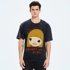 Yoshitomo Nara Vintage Wash Japanese Design T-Shirt