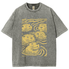 Woodcut Otter Washed T-Shirt