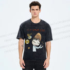 Unisex Bus Stop Yoshitomo Nara Printed Washed Tee