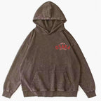 Osaka Dotonbori Drunken Octopus Vintage Washed Cotton Back Art Hoodie