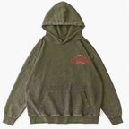 Osaka Dotonbori Drunken Octopus Vintage Washed Cotton Back Art Hoodie