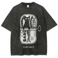 Cat Hiding In A Sardine Can Vintage Washed T-shirt