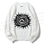 Unisex Art Abstract Eyes Printed Sweatshirt