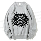 Unisex Art Abstract Eyes Printed Sweatshirt